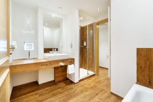 Koupelna v ubytování Hotel Schlehdorn