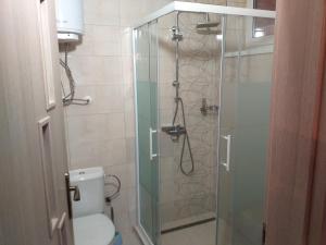 Kúpeľňa v ubytovaní Turistický apartmánový domček Runina 11 + 16 fotografií