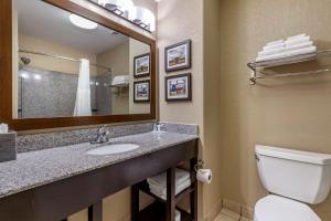 Koupelna v ubytování Comfort Suites