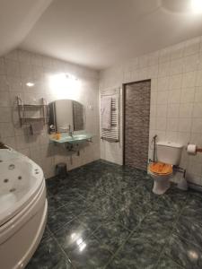 Ванная комната в Tina Apartman +9 фотографий