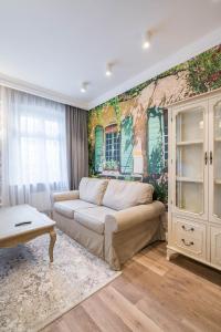 Część wypoczynkowa w obiekcie Luxury Apartments - Wroclaw Old Town - Wrocław Rynek