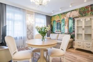 Część wypoczynkowa w obiekcie Luxury Apartments - Wroclaw Old Town - Wrocław Rynek