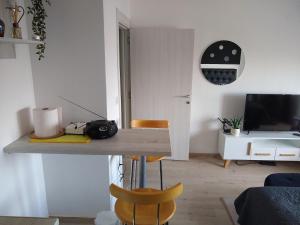 TV a/nebo společenská místnost v ubytování Apartman_Park