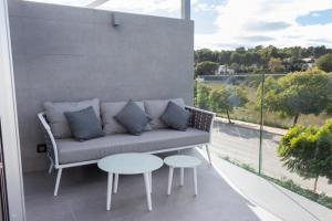 Balkón alebo terasa v ubytovaní Apartamento Ático Estrasburgo suites