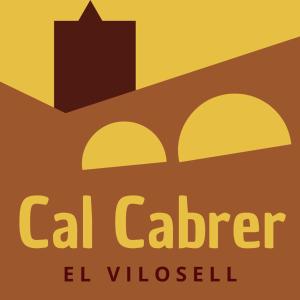 ein Poster eines Gebäudes mit den Worten in der Unterkunft Cal Cabrer - El Vilosell in El Vilosell