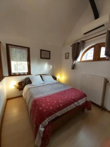 Postel nebo postele na pokoji v ubytování Gîte et Chambres d'hôtes, l'Erable