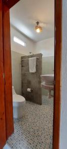 Koupelna v ubytování Hotel Xa´an Bacalar