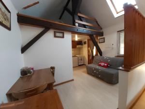 Posezení v ubytování Gîte et Chambres d'hôtes, l'Erable