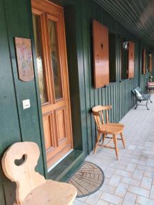 Balkón nebo terasa v ubytování Gîte et Chambres d'hôtes, l'Erable