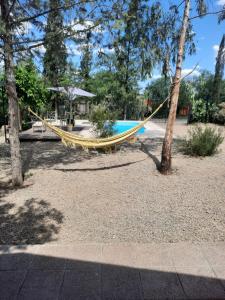 a hammock hanging from a tree in a yard at MarraHOME in El Challao