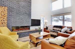 Χώρος καθιστικού στο 116 Chemin des Ruisselets