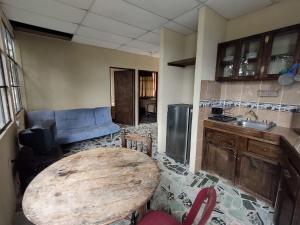 Dapur atau dapur kecil di Casa Elefante Dormido