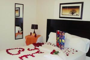 Katil atau katil-katil dalam bilik di Hotel Madrigal