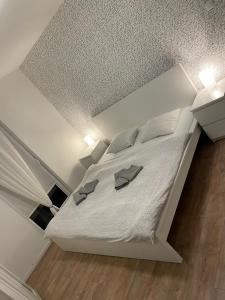 Voodi või voodid majutusasutuse Apartmán v centre Michaloviec toas