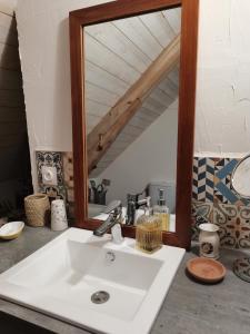 Chambres d'hôtes VILLA ALEXINA tesisinde bir banyo