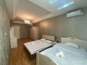 - une chambre avec 2 lits dans l'établissement Modern City Center Apartments, à Baku