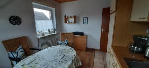 Ένα ή περισσότερα κρεβάτια σε δωμάτιο στο Appartement Viersen