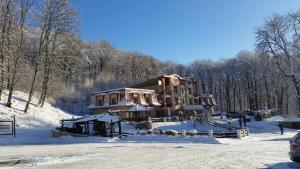 Hotel Loucky during the winter