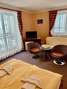Krevet ili kreveti u jedinici u okviru objekta Hotel Loucky