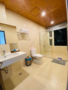 Een badkamer bij 鸚鵡民宿