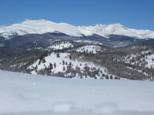 L'établissement Blue Sky Mountain Ranch en hiver