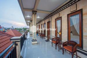 Wita Homestay Berawa tesisinde bir balkon veya teras