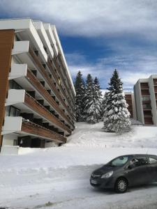 Le Flocon-Studio cabine-Balcon 4-6 Pers à 100m des pistes v zimě