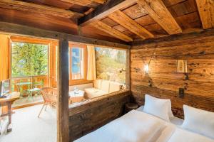 Katil atau katil-katil dalam bilik di Hotel Lindenhof by Crossworld AG