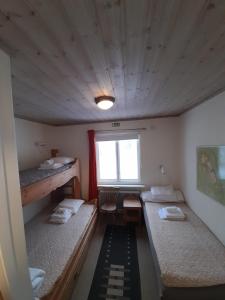 WasaFjällgård emeletes ágyai egy szobában
