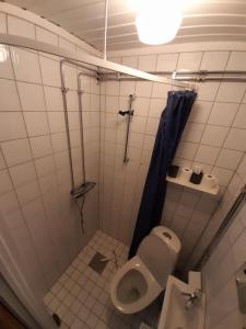 A bathroom at WasaFjällgård