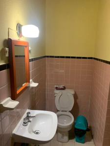Koupelna v ubytování Hotel Clasico Colonial