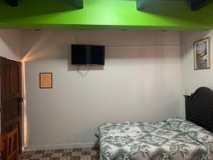 Postel nebo postele na pokoji v ubytování Hotel Clasico Colonial