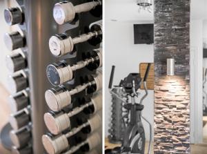 Fitness centrum a/nebo fitness zařízení v ubytování Hotel Concordia