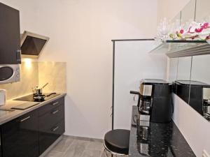 Kuchnia lub aneks kuchenny w obiekcie Ferienwohnung Klimt