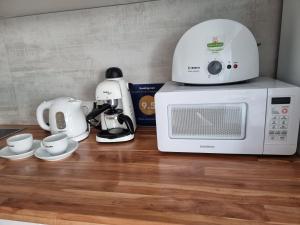 Παροχές για τσάι/καφέ στο Perlo apartamentai