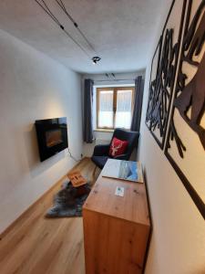 TV a/nebo společenská místnost v ubytování Haus Kohlberghof