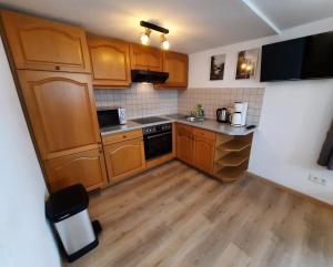 Kuchyň nebo kuchyňský kout v ubytování Haus Kohlberghof