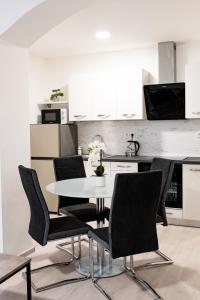 Kuchnia lub aneks kuchenny w obiekcie Apartmani Park Maksimir-Rebro