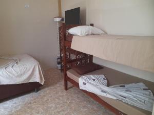 Кровать или кровати в номере Apartamento Avarandado Morro De São Paulo Á 50 mts da areia da 2''praia