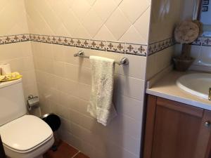 Phòng tắm tại Quinta das Oliveiras