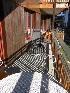 Balkón nebo terasa v ubytování Duplex de charme à Zermatt