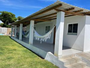 Bygningen som feriehuset ligger i