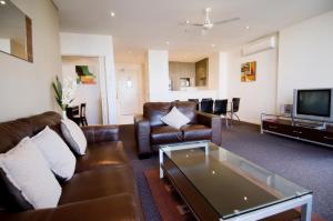 Et tv og/eller underholdning på Solaire Apartments