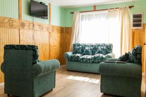 Posezení v ubytování Cabañas Aliwen Panguipulli