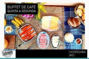 a poster for a book about buffet de cafe guirma a seom at Hospedaria Rio in Rio de Janeiro