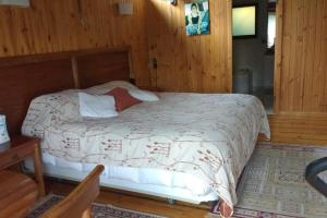 Postel nebo postele na pokoji v ubytování Hermosa casa en Lago Vichuquén
