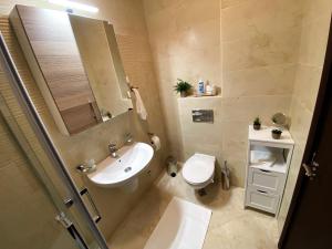 Koupelna v ubytování MonteRelax Apartments Becici