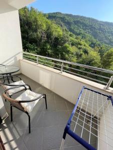 Nespecifikovaný výhled na hory nebo výhled na hory při pohledu z apartmánu