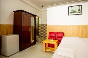 Letto o letti in una camera di Khanh Hong Da Lat