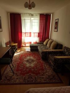 Seating area sa Apartments on Sovetskaya, 69